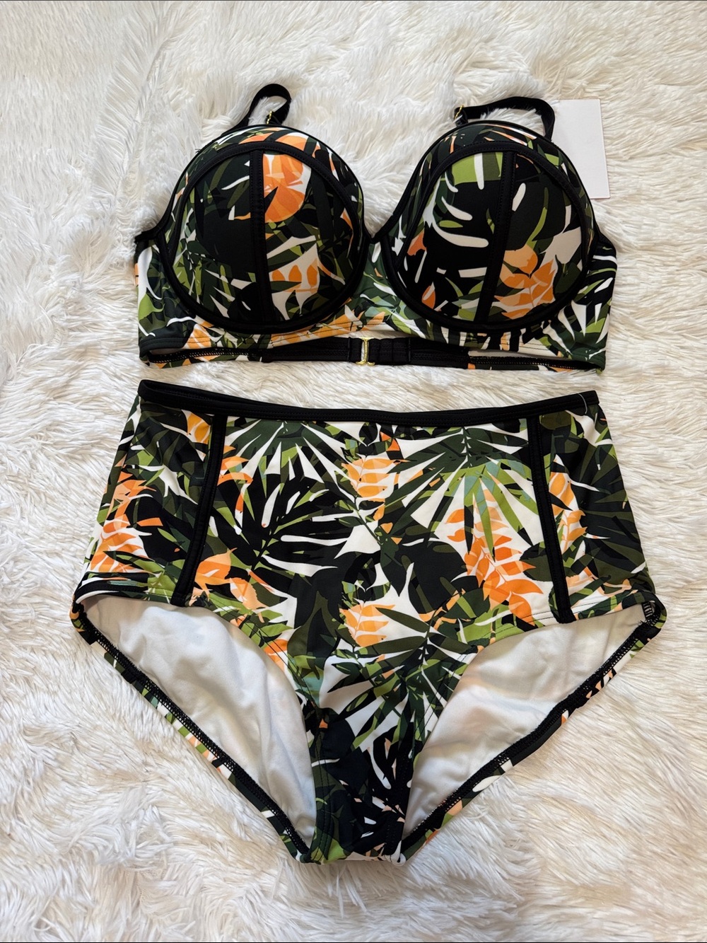 Swimsuits For All Underwire Bikini Set Size 12 NWT
